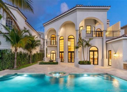 Villa for 6 408 947 euro in Miami, USA