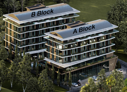 Wohnung für 189 500 euro in Alanya, Türkei