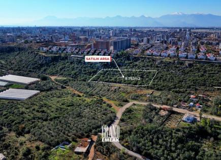 Terreno para 2 200 000 euro en Antalya, Turquia