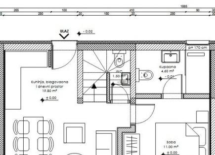 Piso para 343 400 euro en Premantura, Croacia