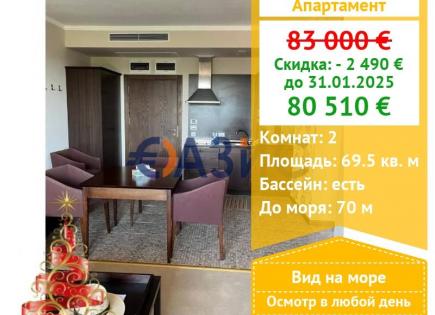 Appartement pour 80 510 Euro à Slantchev Briag, Bulgarie