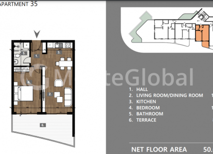 Piso para 94 350 euro en Ulcinj, Montenegro