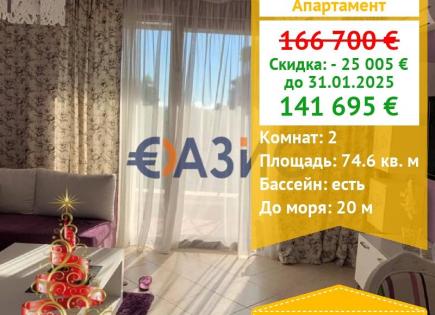 Appartement pour 141 695 Euro à Lozenets, Bulgarie