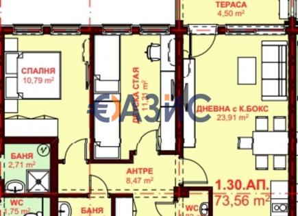 Appartement pour 123 024 Euro à Sveti Vlas, Bulgarie