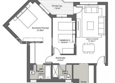 Penthouse for 390 000 euro in Spain