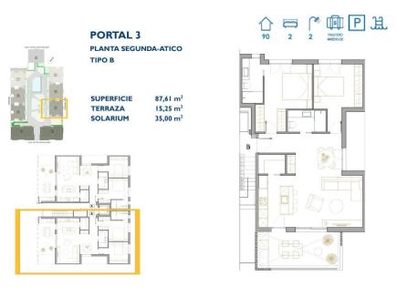 Apartment für 300 000 euro in San Pedro del Pinatar, Spanien