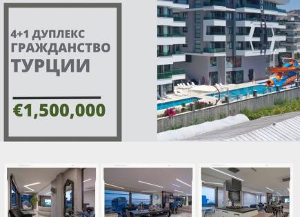Apartamento para 1 500 000 euro en Alanya, Turquia