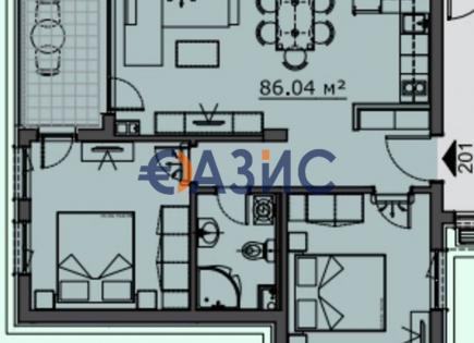 Apartamento para 107 900 euro en Sunny Beach, Bulgaria