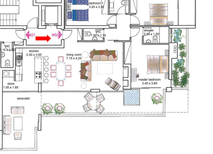 Apartamento para 900 000 euro en Germasogeia, Chipre