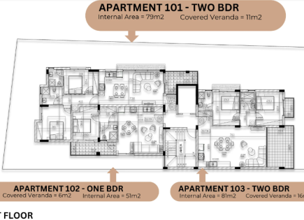Apartamento para 420 000 euro en Limasol, Chipre