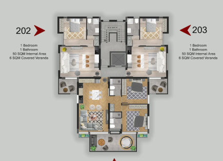 Appartement pour 400 000 Euro à Mesa Geitonia, Chypre