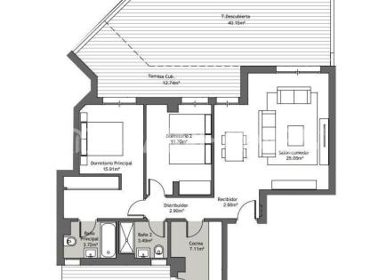 Apartamento para 315 000 euro en España