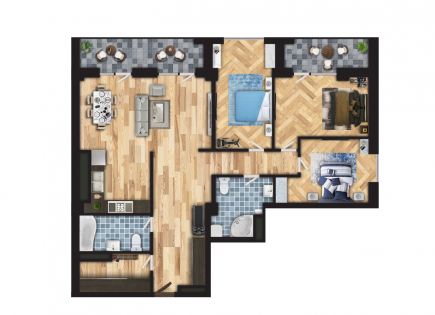 Piso para 155 000 euro en Armenia