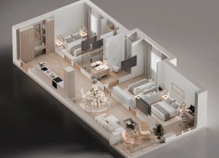 Appartement pour 280 500 Euro à Becici, Monténégro