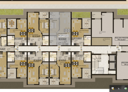 Appartement pour 116 100 Euro au Bar, Monténégro
