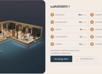 Piso para 421 439 euro en Tbilisi, Georgia