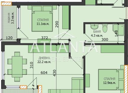 Apartment für 185 000 euro in Varna, Bulgarien