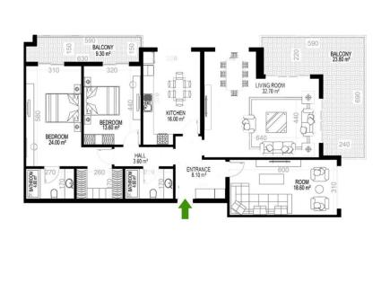Apartamento para 470 000 euro en Alanya, Turquia