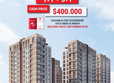 Apartment for 343 887 euro in Istanbul, Turkey