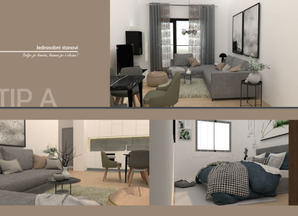 Flat for 116 725 euro in Bar, Montenegro