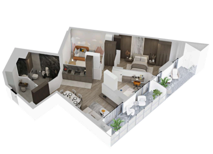 Appartamento per 79 257 euro a Batumi, Georgia