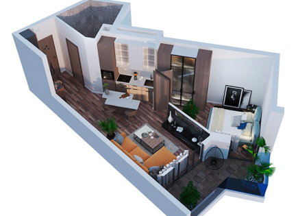 Appartement pour 49 597 Euro à Batoumi, Géorgie