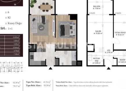 Apartamento para 438 000 euro en Ataşehir, Turquia