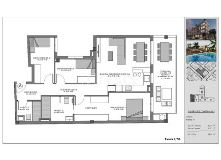 Ático para 415 000 euro en Santa Pola, España