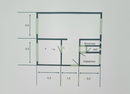 Wohnung für 255 000 euro in Ljubljana, Slowenien