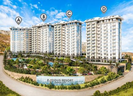 Apartment for 49 500 euro in Alanya, Turkey