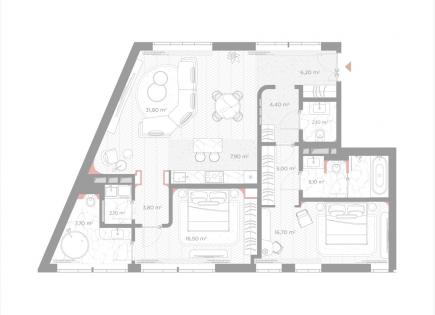 Appartement pour 4 617 365 Euro à Moscou, Russie